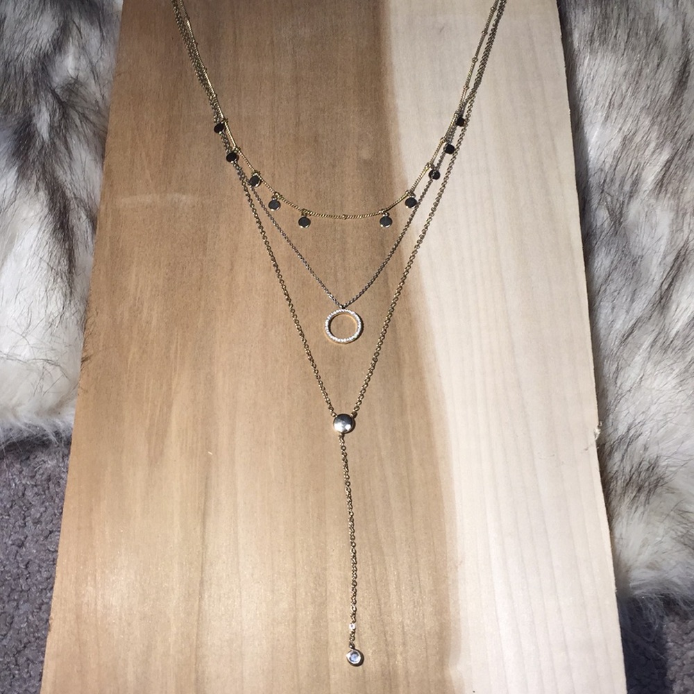 Gold Multi Layered Necklace